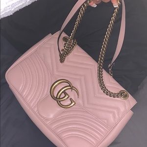 Baby pink Gucci purse